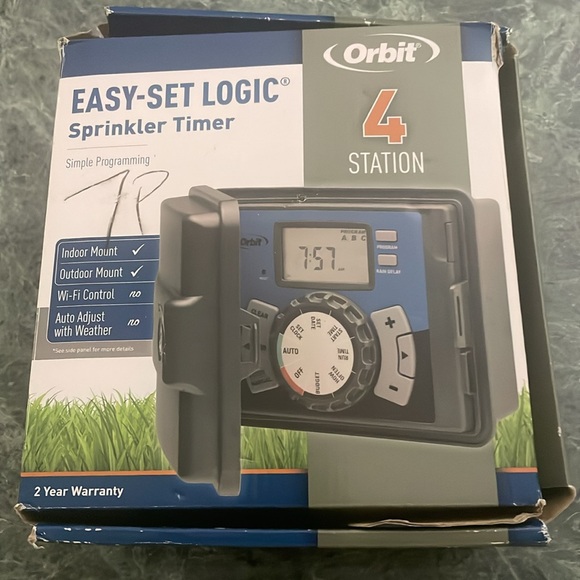 Orbit 4 Station Easy-Set Logic Sprinkler Timer Indoor/Outdoor - Picture 13 of 13